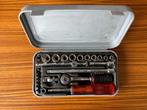 Facom 1/4" doppenset 26-delig, Auto diversen, Autogereedschap, Ophalen of Verzenden, Gebruikt