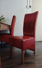 Leren stoelen, Ophalen, Leer, Zo goed als nieuw, Vier