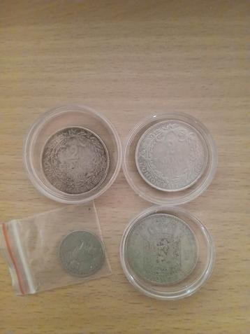 4x zilveren munt beschikbaar voor biedingen