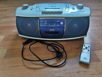 Radio CD K7 JVC “RC-ST1”, Enlèvement, Utilisé, Radio