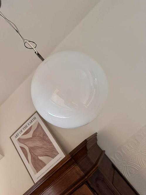 VINTAGE IKEA hanglamp (2 beschikbaar), Huis en Inrichting, Lampen | Hanglampen, Gebruikt, Glas, Metaal, Ophalen