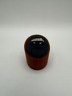 14 karaats gouden ring met zirconia, Handtassen en Accessoires, Ringen, Ophalen of Verzenden, Zo goed als nieuw, 17 tot 18, Met edelsteen