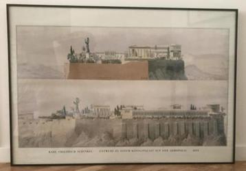 Reproduction encadrée de Karl Friedrich Schinkel beschikbaar voor biedingen