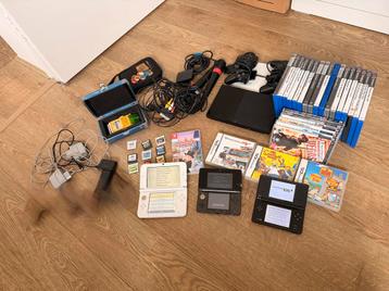 Grote Nintendo & PlayStation 2 bundel 3DS XL +games beschikbaar voor biedingen