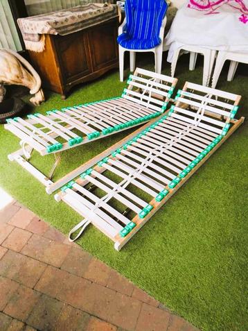 Topcomfort in je caravan: lattenbodems  matrassen (2 stuks). beschikbaar voor biedingen