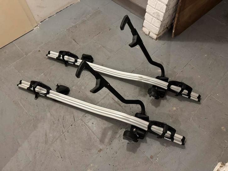 THULE ProRide 591 fietsenrek (2x) - Onberispelijke staat, Auto diversen, Fietsendragers, Zo goed als nieuw, Ophalen