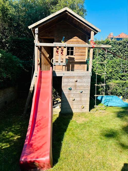 Houten speelhuis Multituin, Kinderen en Baby's, Speelgoed | Buiten | Speelhuisjes, Ophalen