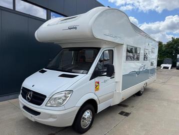 Mercedes Sprinter 518 Rimor Superbrig 749, Caravans en Kamperen, Mobilhomes, Mercedes-Benz, Bedrijf, Diesel