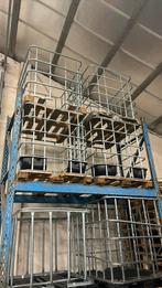 Cages IBC sur palette en bois, Enlèvement, Utilisé