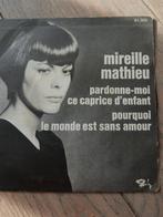 Single : Mireille Mathieu : pardonne-moice caprice d'enfant, Cd's en Dvd's, Ophalen of Verzenden, Zo goed als nieuw