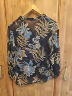 Doorschijnende blouse bloemen glitter Versia maat 38, Kleding | Dames, T-shirts, Versia, Ophalen of Verzenden, Zo goed als nieuw