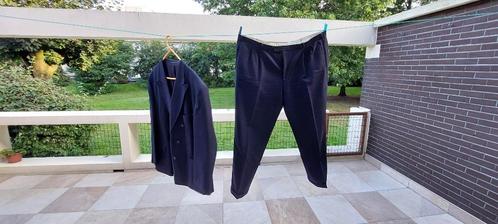 zwart, stijlvol 2-delig kostuum (vest + broek) – XXL à 3XL, Kleding | Heren, Kostuums en vesten, Zo goed als nieuw, Overige maten