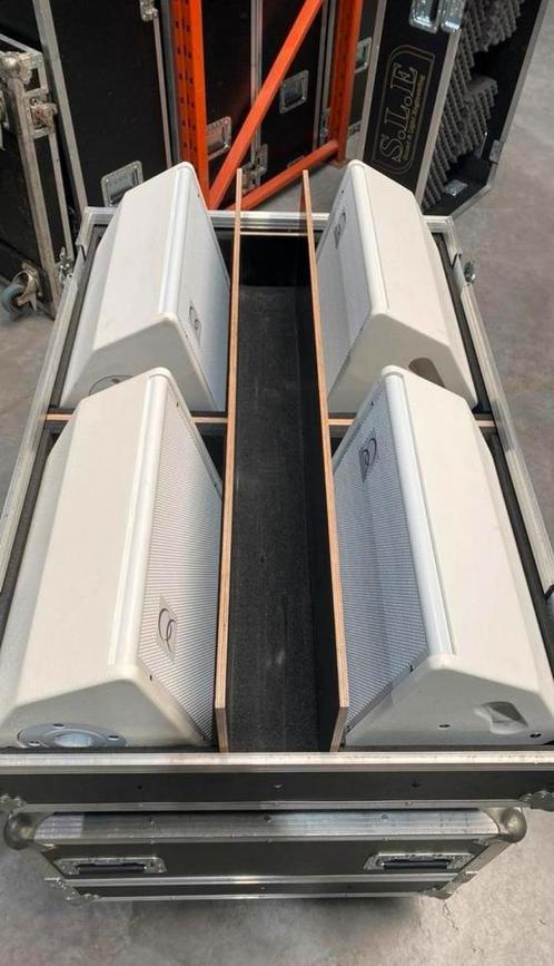 Set 4x Audiophony S8 White + flightcase, Audio, Tv en Foto, Luidsprekerboxen, Gebruikt, Ophalen
