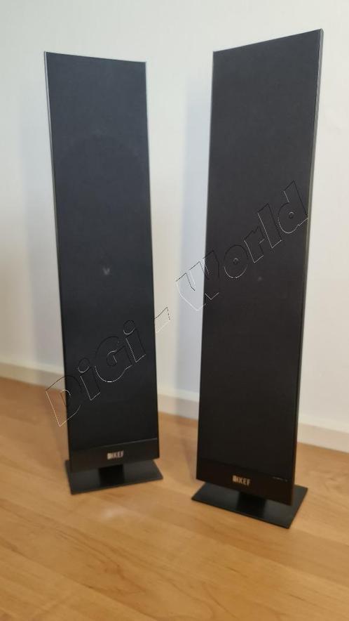 2x KEF T301 2½-weg ultra slanke speakers 3,5cm dun, Audio, Tv en Foto, Luidsprekerboxen, Zo goed als nieuw, Front, Rear of Stereo speakers