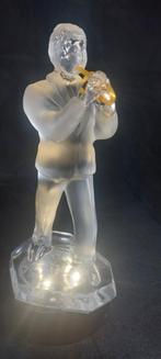 Saint Louis kristallen beeld jazz trompettist verzamelobject, Ophalen of Verzenden