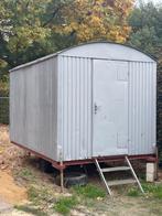 Werfkeet te koop.Kleur grijs., Doe-het-zelf en Bouw, Bouwketen en Schaftketen, Ophalen, Gebruikt