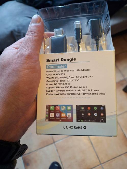 Smart dongle 2025, 2-in-1 Android Auto Wireless Adapter -, Audio, Tv en Foto, Audiokabels en Televisiekabels, Nieuw, Ophalen of Verzenden