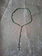 Paternoster met groene kralen, Ophalen of Verzenden