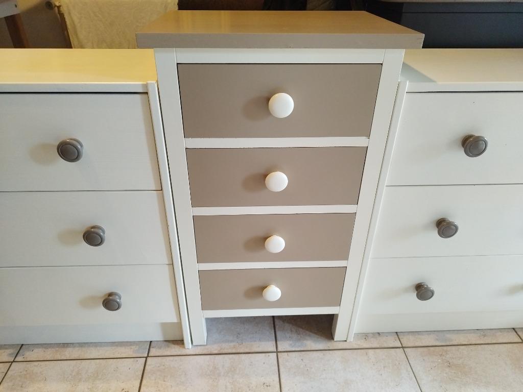 petits meubles d'appoint en pin, Maison & Meubles, Armoires | Dressoirs, Comme neuf, 50 à 100 cm, 25 à 50 cm, Avec tiroir(s), Avec tablette(s)