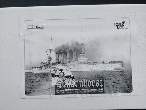 Kit Duitse cruiser Scharnhorst (1906) 1/350, Hobby en Vrije tijd, Modelbouw | Boten en Schepen, Nieuw, 1:200 of kleiner, Overige merken
