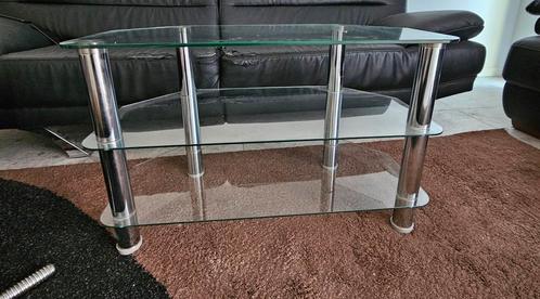 Stijlvolle Glazen Tafel – Zo Goed Als Nieuw!, Huis en Inrichting, Tafels | Salontafels, Verzenden