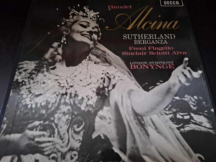 Händel / Bonynge - Alcina Box 2 x Lp's Vinyl / Decca, Cd's en Dvd's, Vinyl | Klassiek, Gebruikt, Barok, Opera of Operette, 12 inch