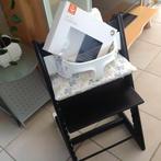 Tripp Trapp Stokke zwart met babyset en kussentjes, Ophalen of Verzenden, Zo goed als nieuw