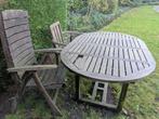 Tuinmeubelen teak, Ophalen, Gebruikt, Teakhout, Tuinset