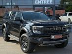 Ford Ranger Raptor 3.0V6 4WD TVAC AUTO 292CV CAMERA360 HARD-, Auto's, 4 deurs, Gebruikt, Zwart, Leder
