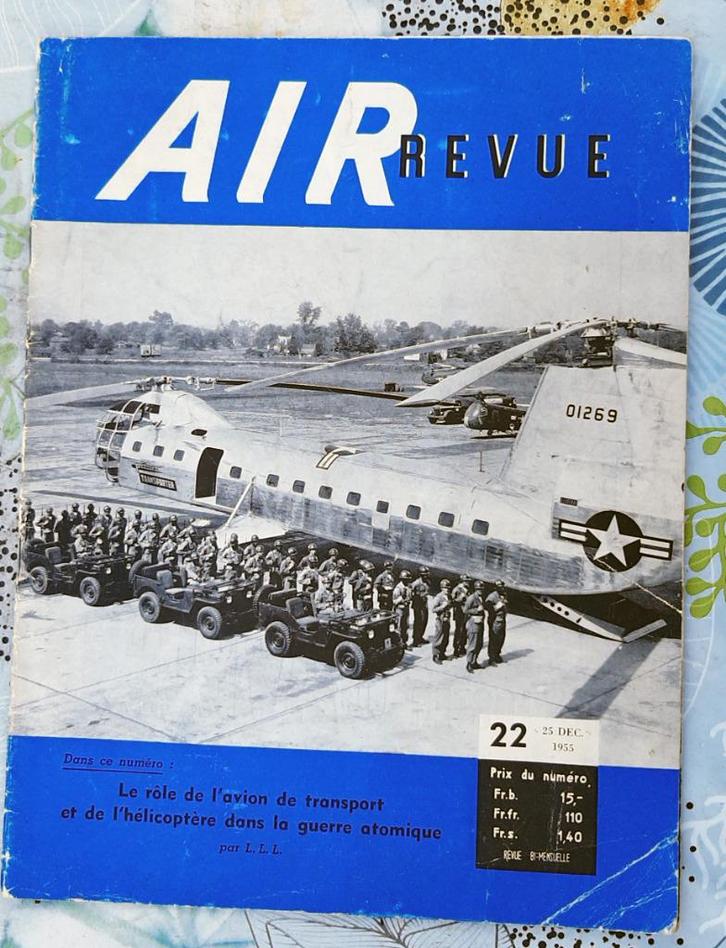 Magazine AIR REVUE du 25 décembre 1955., Verzamelen, Tijdschriften, Kranten en Knipsels, Tijdschrift, 1940 tot 1960, Verzenden