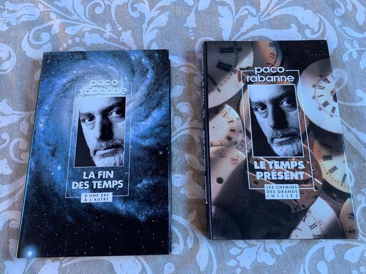 Paco Rabanne Le temps présent et La fin des temps 1994 TB ét, Boeken, Romans, Gelezen, België, Verzenden