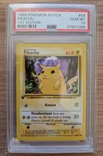 PSA 10 1st edition Pikachu Dutch NL, Nieuw, Ophalen of Verzenden, Losse kaart