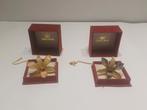 Lot de 2 Colliers Broche Doré Orchidée, Ophalen, Gebruikt