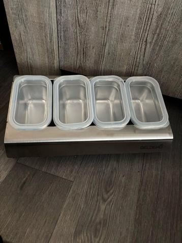 Saladette en inox  beschikbaar voor biedingen