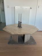 Travertin salontafel, Huis en Inrichting, Overige vormen, 50 tot 100 cm, Minder dan 50 cm, Overige materialen