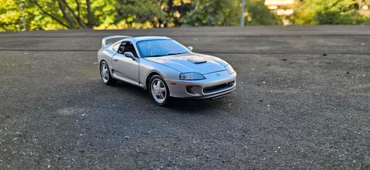 1:18 Toyota supra MK4 LHD kyosho zie info, Hobby en Vrije tijd, Modelauto's | 1:18, Zo goed als nieuw, Auto, Kyosho, Ophalen of Verzenden