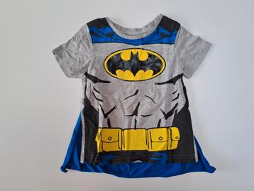 Mt 98 T-shirt Batman met blauwe afneembare cape beschikbaar voor biedingen