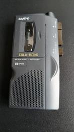 Sanyo-dictafoon met minitape, Audio, Tv en Foto, Bandrecorder, Ophalen of Verzenden, Bandrecorder, Met banden