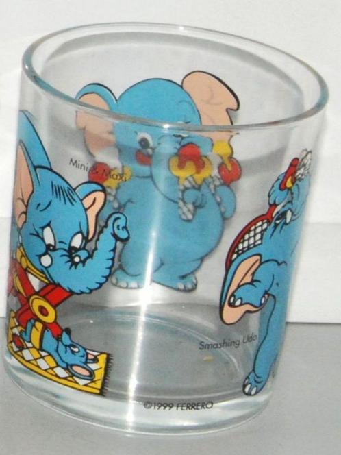 Nutella Glass Verre  Elephantao Tropical Fants 1999, Collections, Œufs à surprise, Neuf, Autres types, Enlèvement ou Envoi