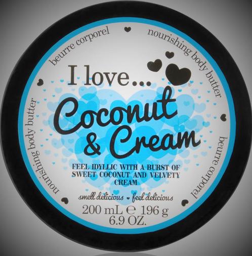 Beurre corporel I love... Coconut & Cream Neuf et emballé !, Bijoux, Sacs & Beauté, Beauté | Soins du corps, Neuf, Body lotion, Crème ou Huile