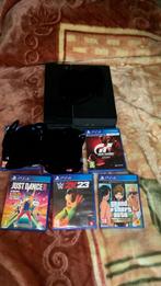 Playsation 4 black 500gb met games, Enlèvement, Comme neuf, Avec jeux