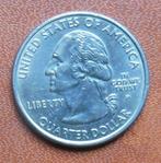 2002 Quarter Dollar Tennessee, Postzegels en Munten, Ophalen of Verzenden, Losse munt, Noord-Amerika