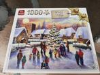 Puzzel - KING 85543C - Winter Village 1000 stuks, Hobby en Vrije tijd, Ophalen, 500 t/m 1500 stukjes, Zo goed als nieuw, Legpuzzel