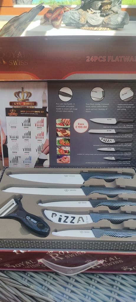 Set de 6 couteaux de cuisine Royal Swiss NEUF
