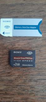 3 Geheugenkaarten waarvan 1 Micro stick 2 GB, Audio, Tv en Foto, Actiecamera's, Ophalen, Zo goed als nieuw, Sony