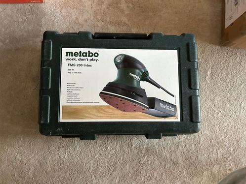 Multi-schuurmachine – 200W Metabo FMS 200 Intec, Doe-het-zelf en Bouw, Gereedschap | Schuurmachines, Gebruikt, Minder dan 600 watt