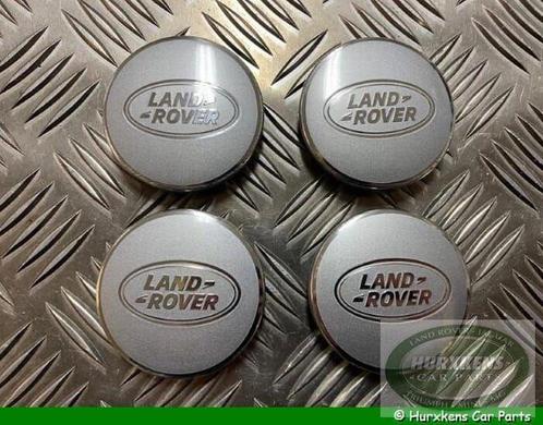 Wielafdekking Centercap Land Rover zilver / chrome set van 4, Auto-onderdelen, Overige Auto-onderdelen, Nieuw, Ophalen of Verzenden