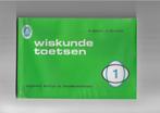 Boek-Wiskundetoetsen ( Deel 1 en 3 ), Ophalen of Verzenden, Zo goed als nieuw, Hoger Onderwijs, Diverse auteurs