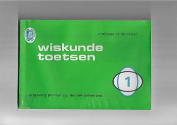 Boek-Wiskundetoetsen ( Deel 1 en 3 ) beschikbaar voor biedingen