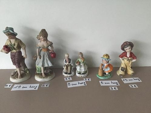 diverse mooie beeldjes in porselein, Antiek en Kunst, Antiek | Porselein, Ophalen of Verzenden